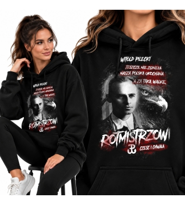 BLUZA DAMSKA Z KAPTUREM- ROTMISTRZ WITOLD PILECKI